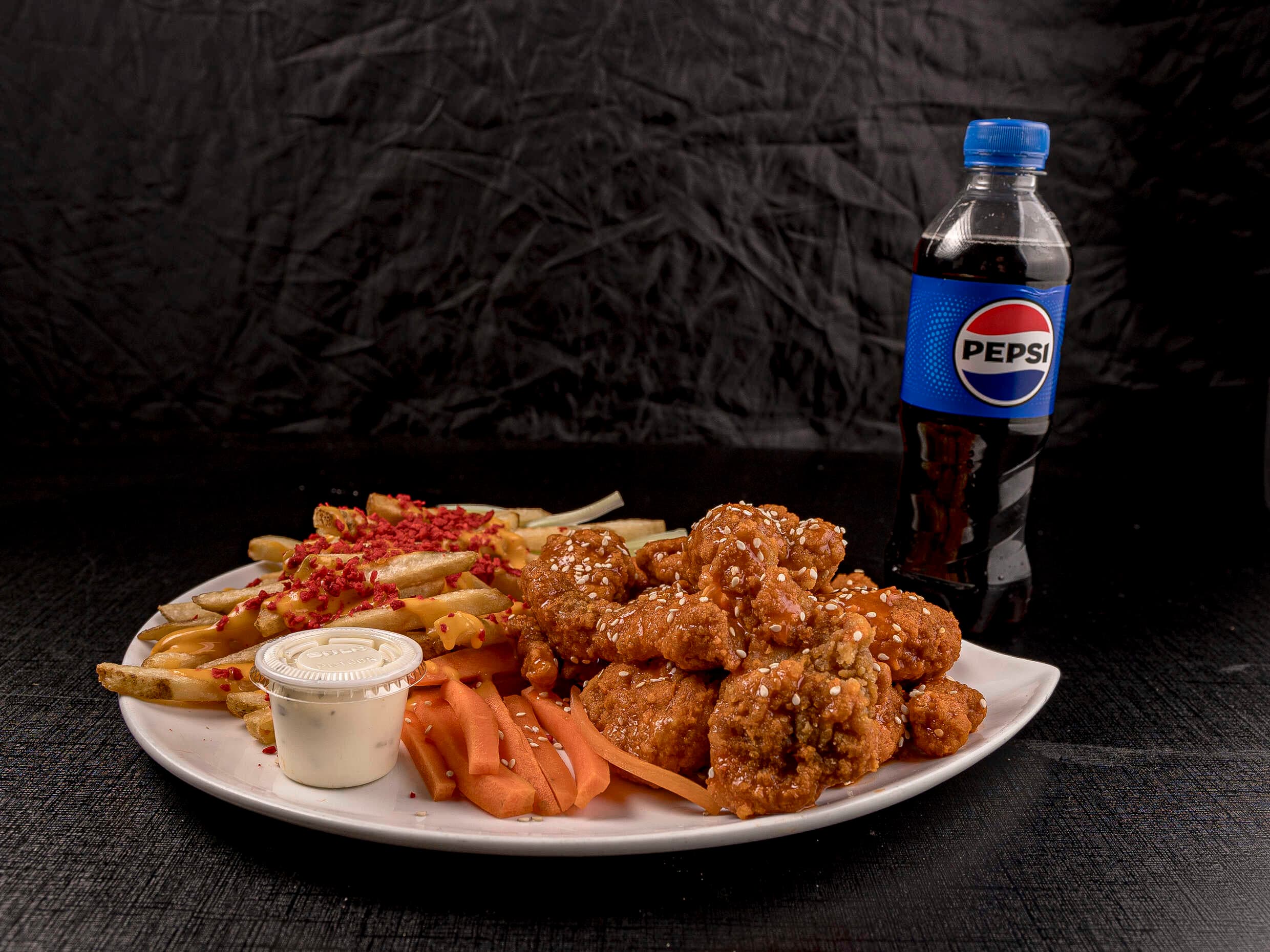 Papa Boneless + Refresco
