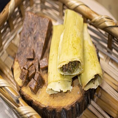 Tamal de Chicharrón Prensado