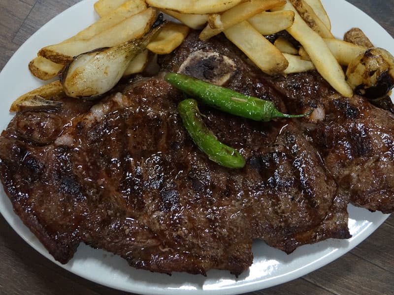 Arrachera a las brasas