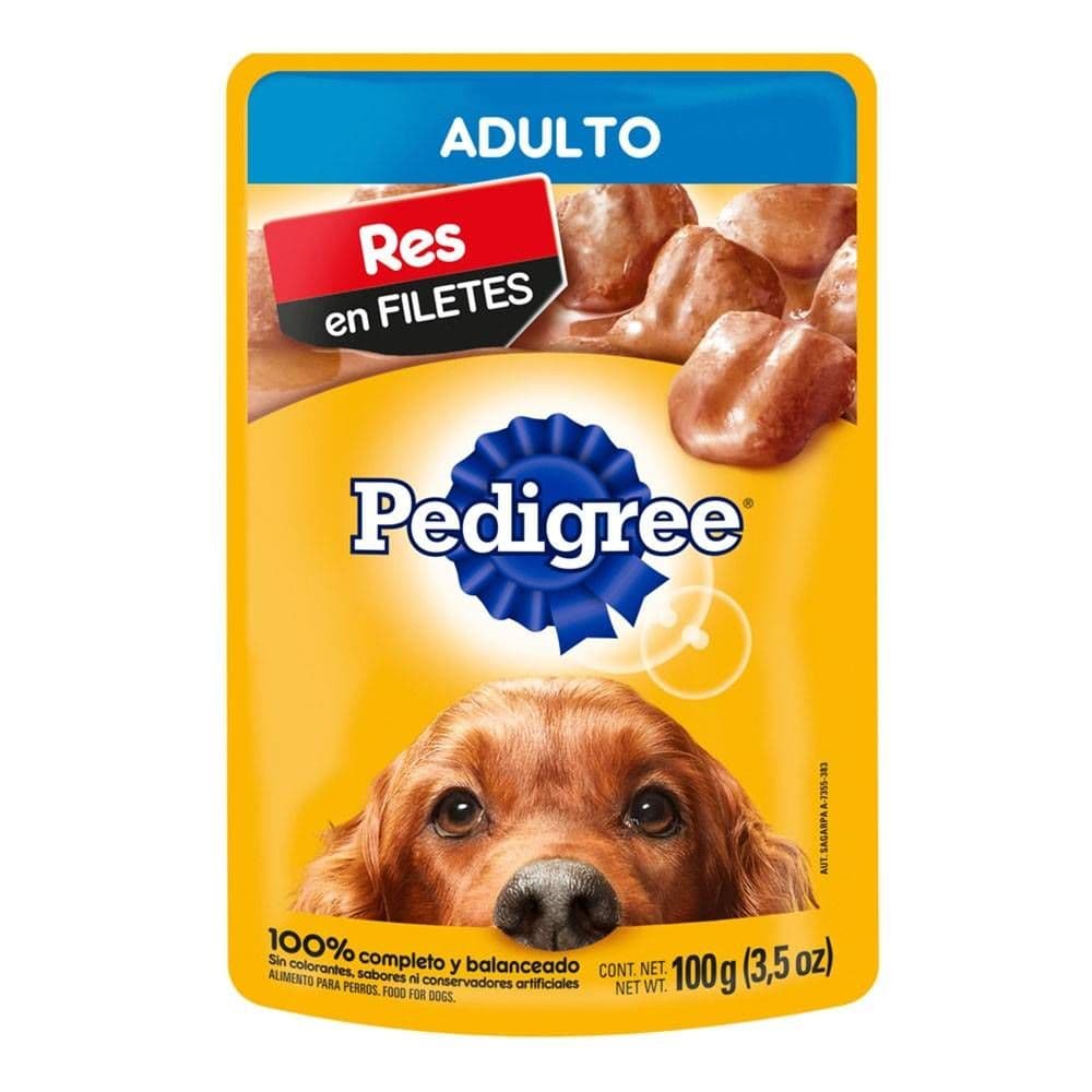 Pedigree Pouch Adulto de Res