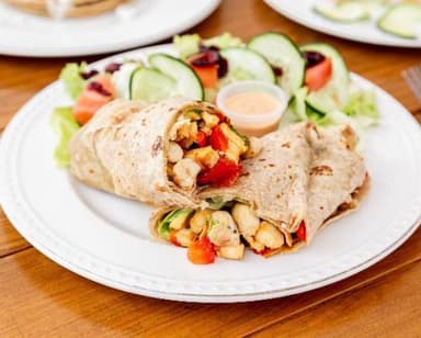 Wrap de Pollo con Pimiento