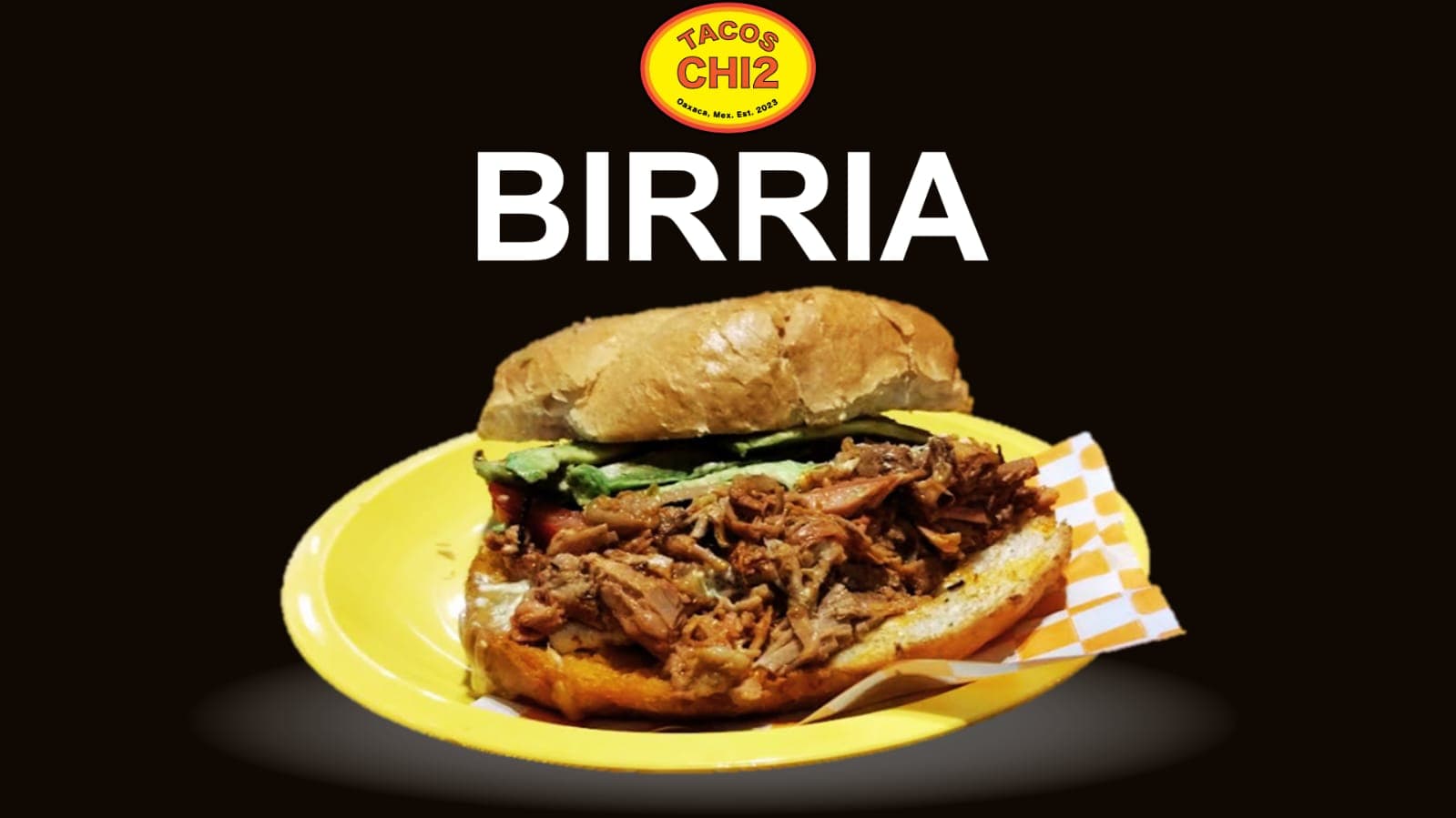 Torta de Birria con Queso