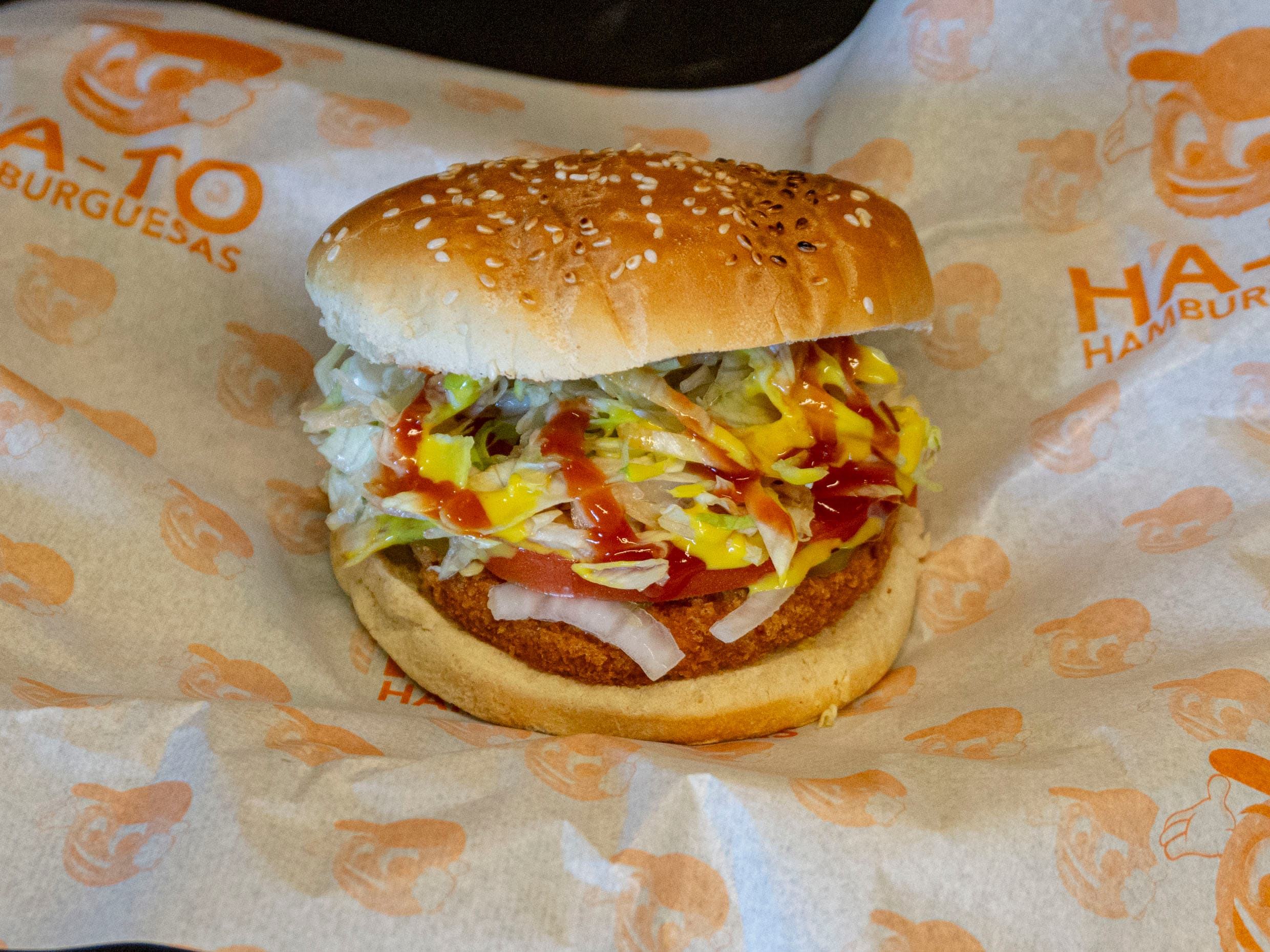 Hamburguesa de Pollo Sencilla