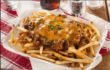 Papas con Queso y Frijol
