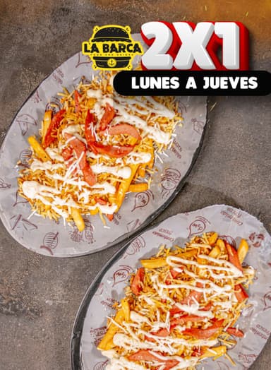 2x1 Salchipapas Mixtas