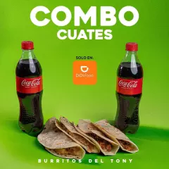 4 Tacos + 2 Coca Cola.