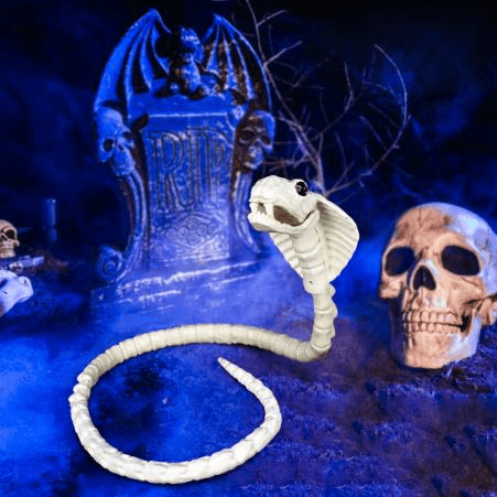 Esqueleto de Cobra para Decoración de Halloween