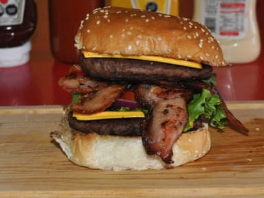 Hamburguesa clasica  (sola)