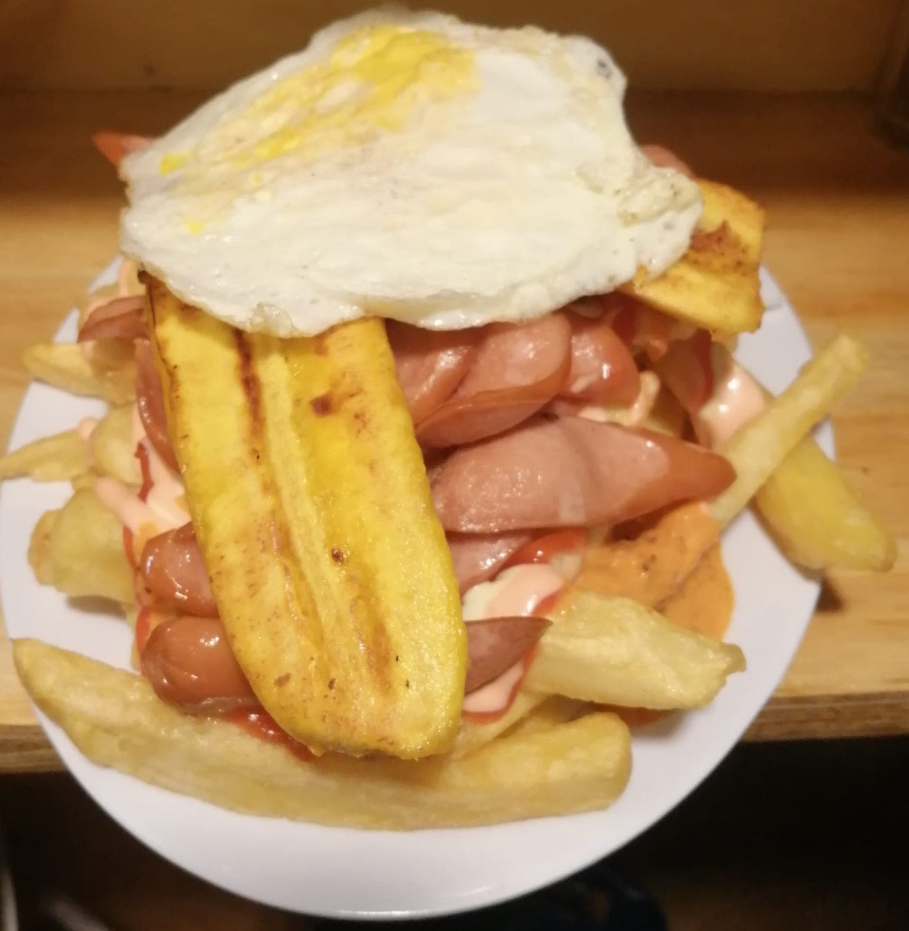 Salchi a lo Pobre