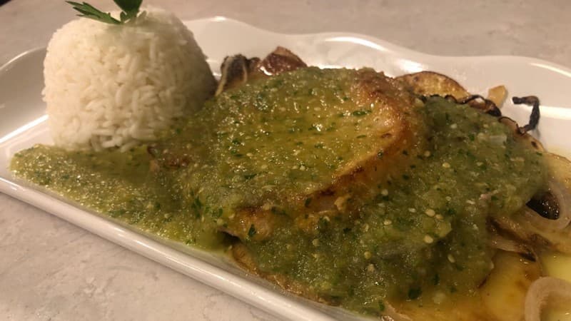 Chuleta de Cerdo en Salsa Verde