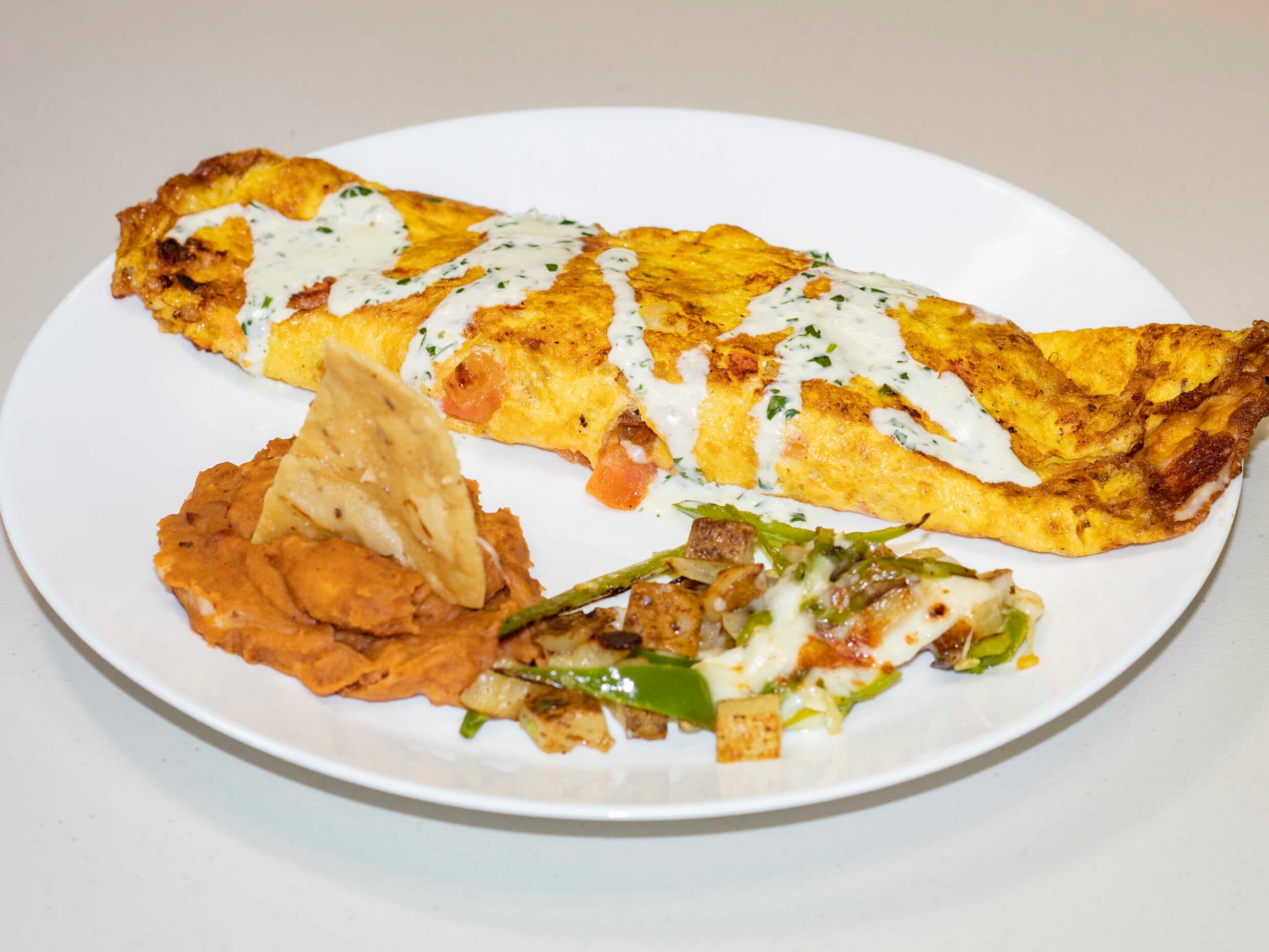 Omelet a la Mexicana