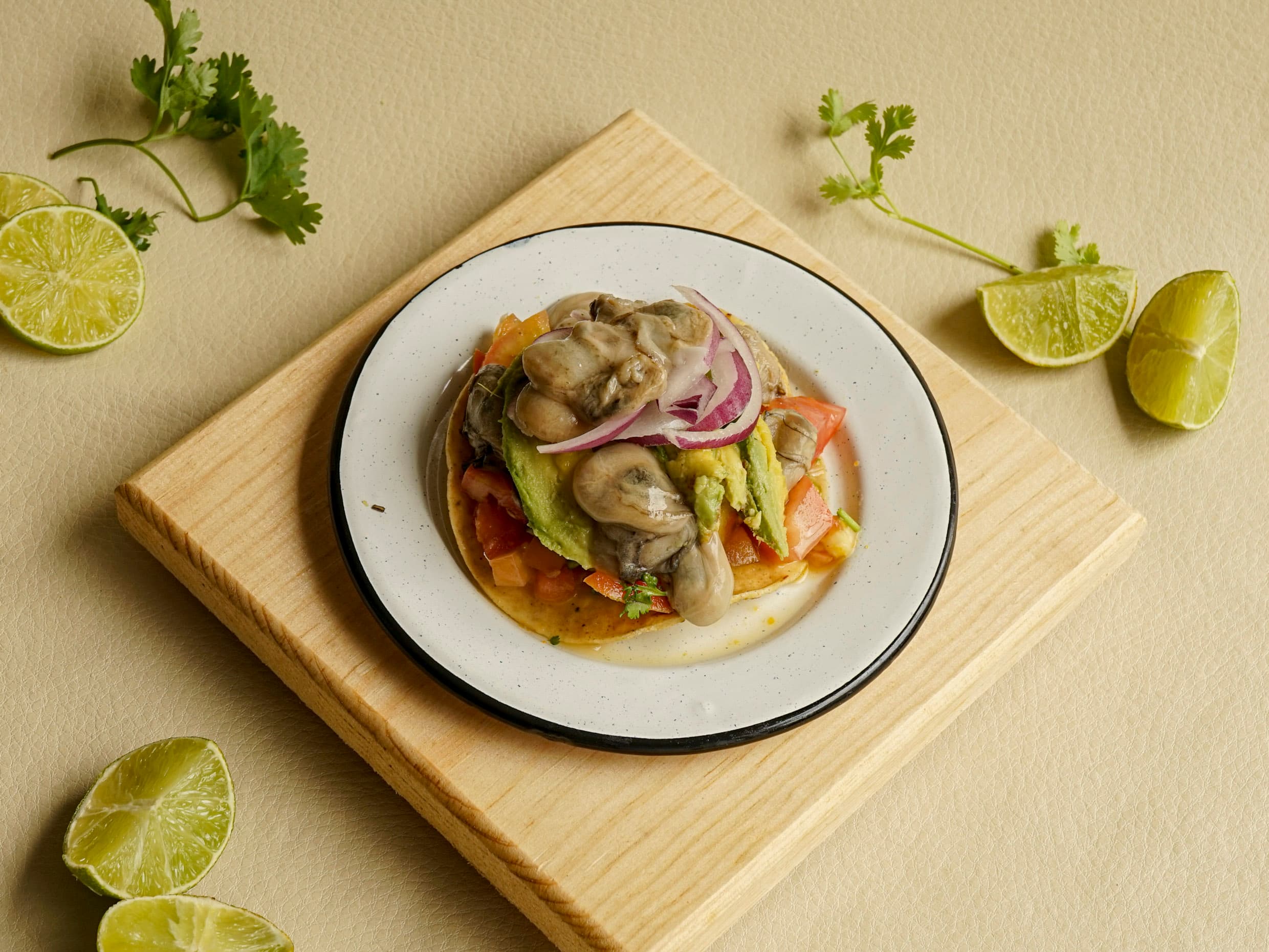 Tostada de Ostión
