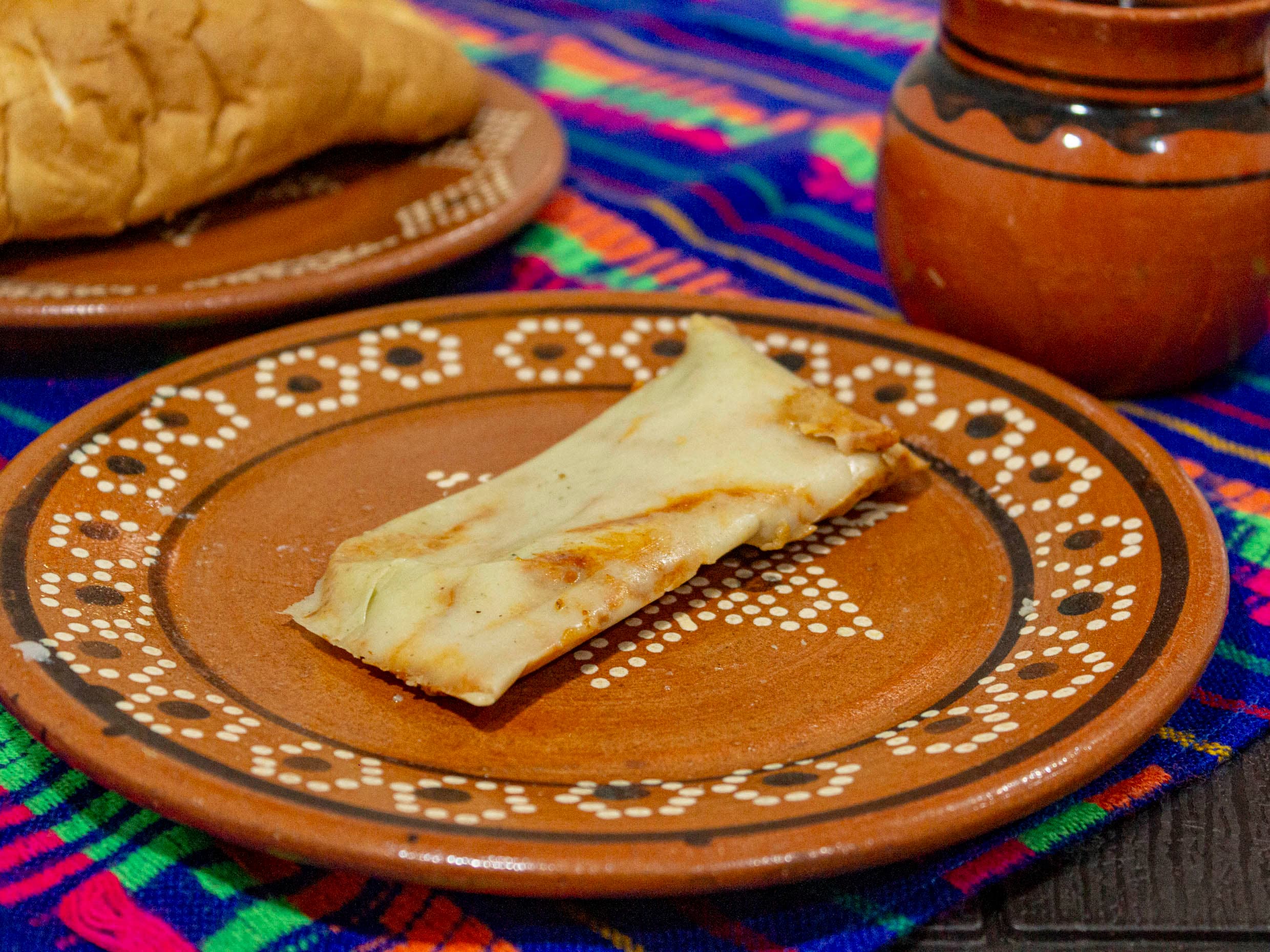 tamal rojo de pollo