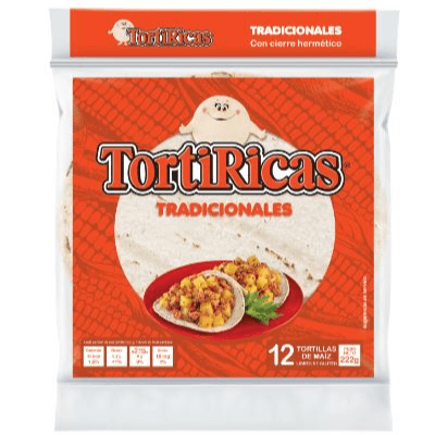 TORTIRICA TORTILLA PEQUEÑA 10 UD