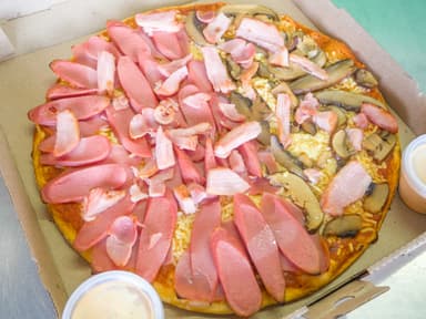 Pizza Mediana de 4 a 5 Ingredientes