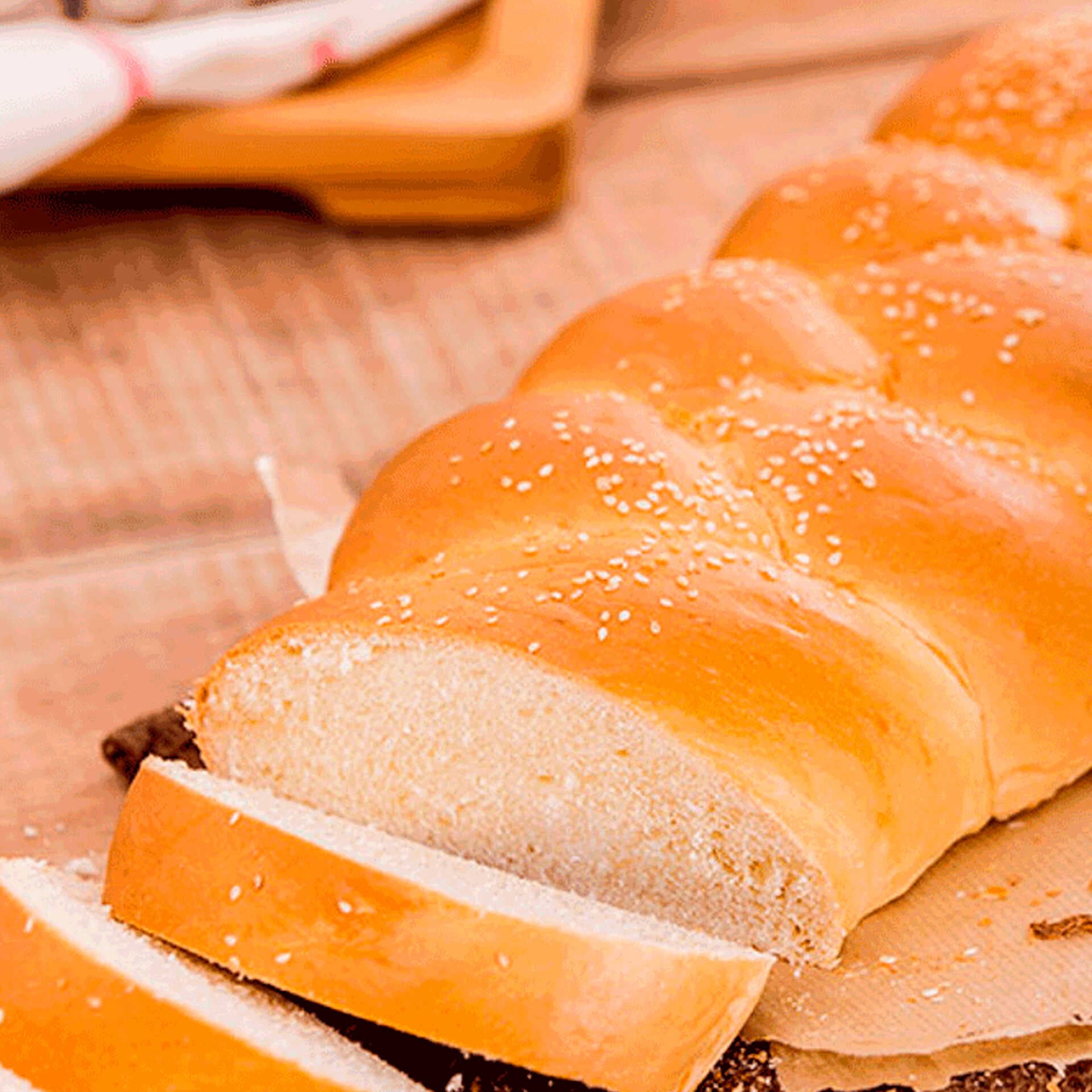 Pan Trenza de Ajonjolí 300 g