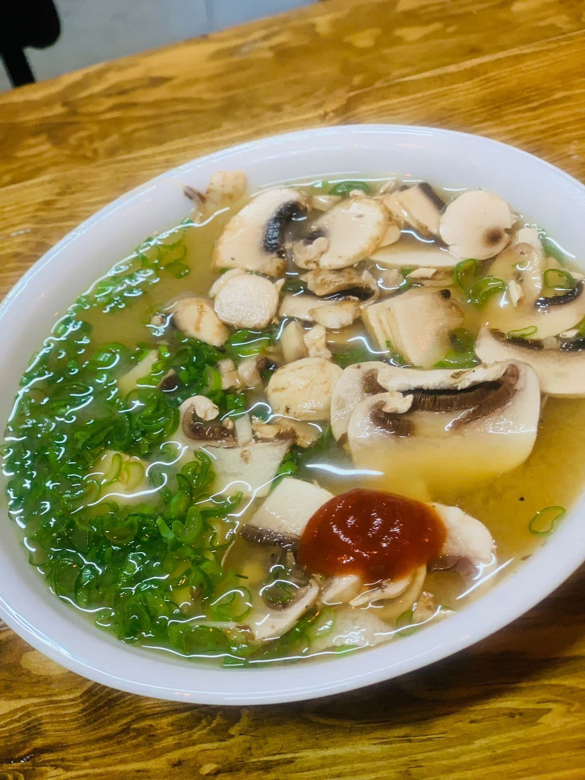 Missoshiro + Banana Tempura + Bebida