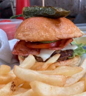 Hamburguesa Mexicana Sencilla