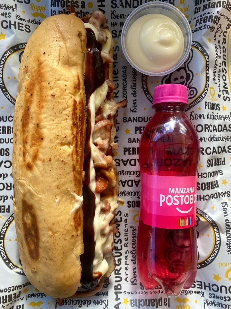Sánduche Pollo Teriyaki + Bebida 250ml 🤩