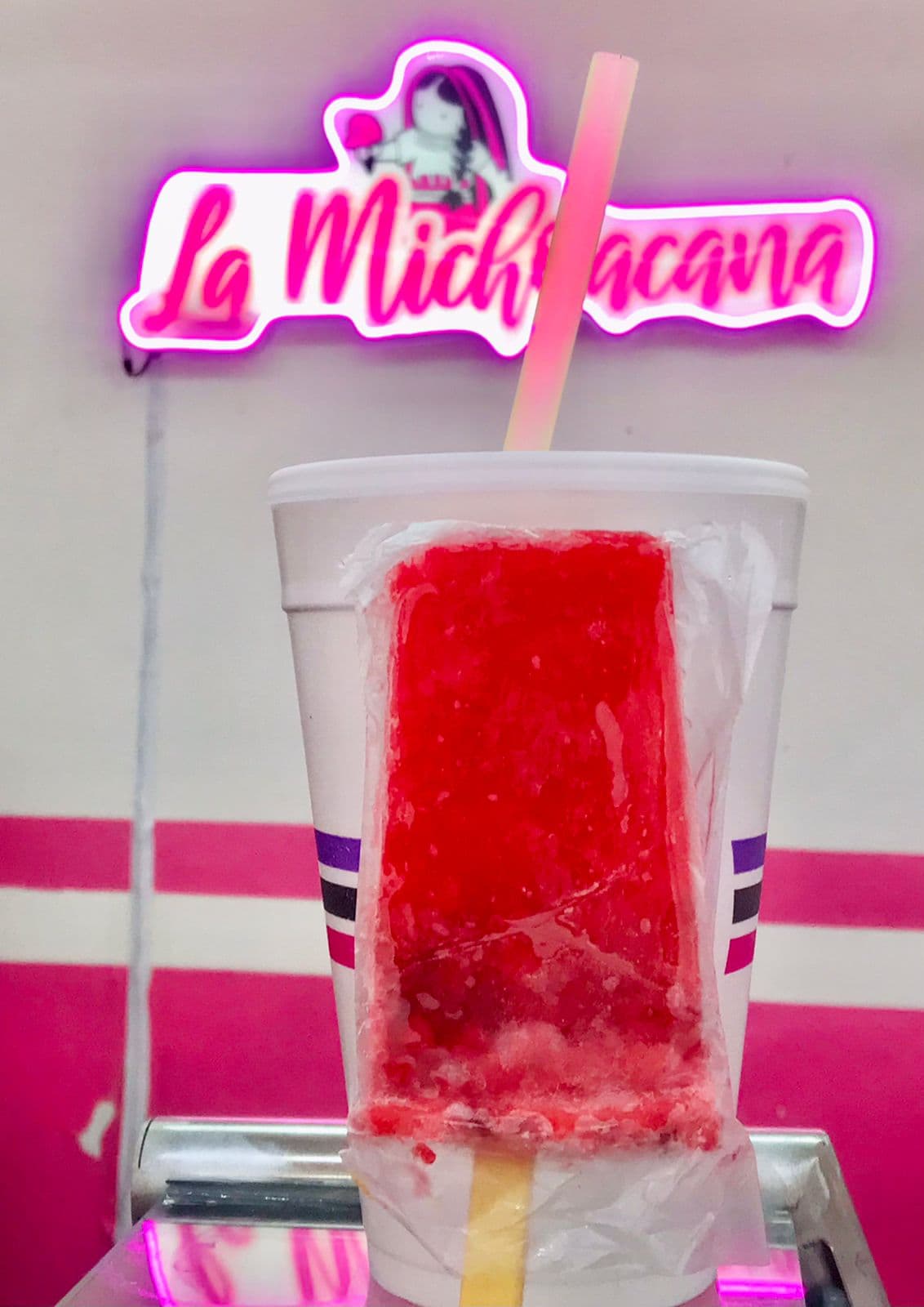 5 PALETAS DE NIEVE  DE AGUA