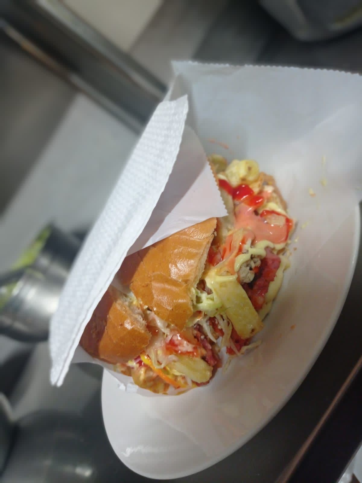 Sánguche de Chorizo
