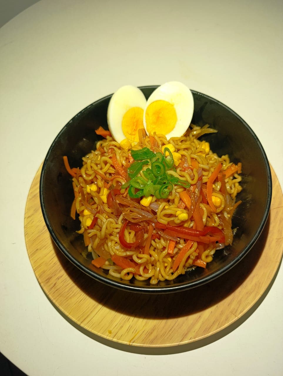 Ramen al Wok de Cerdo con Verduras