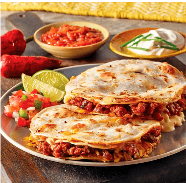 3 Quesadillas Pastor X (LUNES Y MARTES)