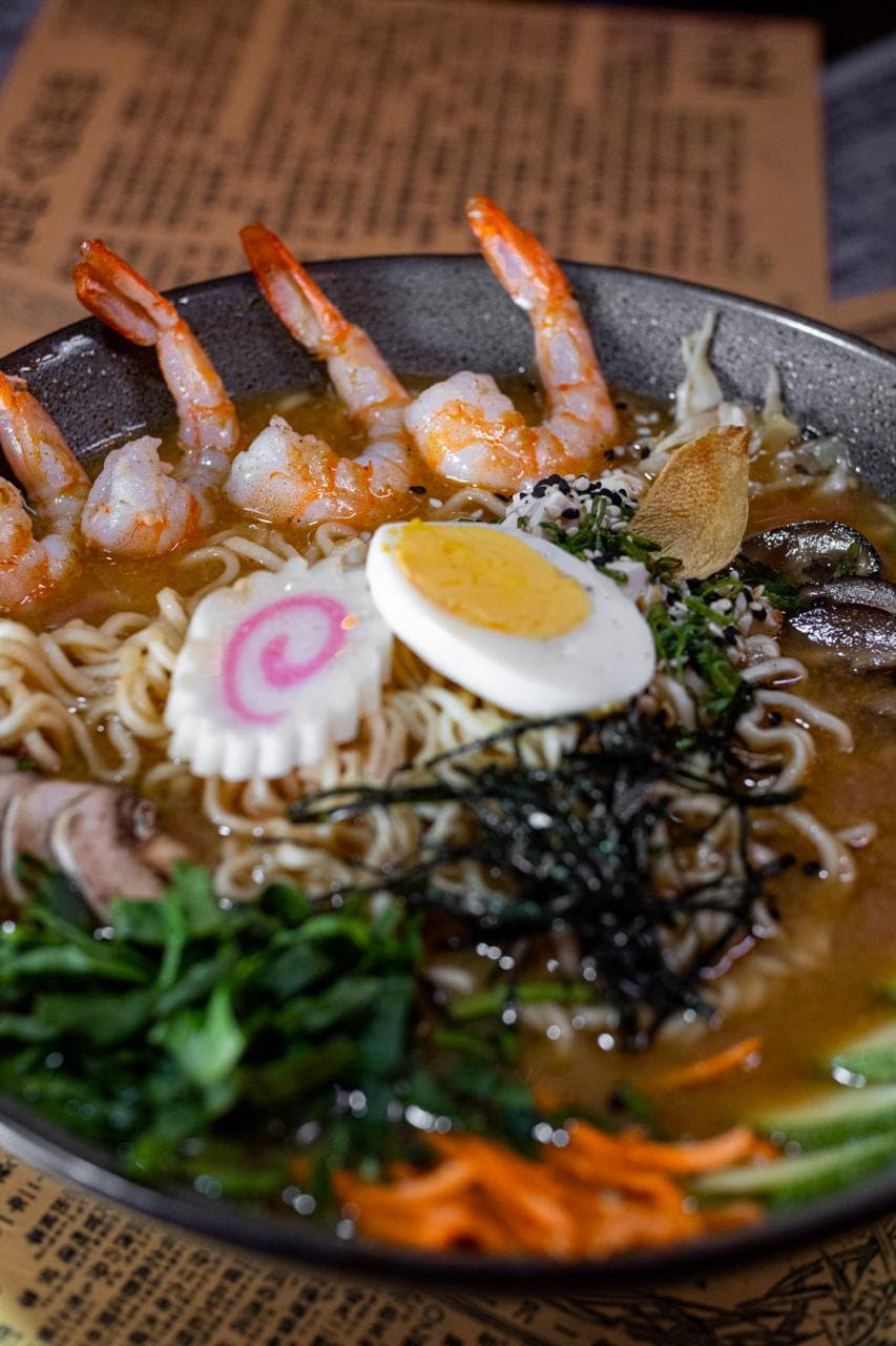 Ramen de Camarón