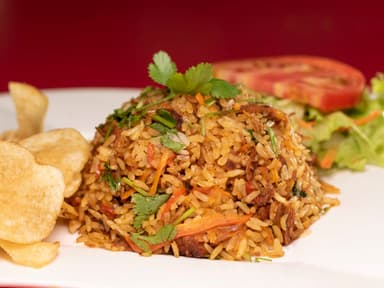 Arroz con Carne Mediano