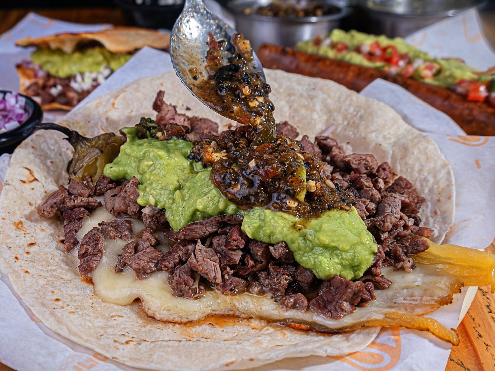 Taco La Culichi de Asada