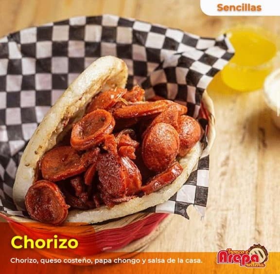 Arepa de Chorizo
