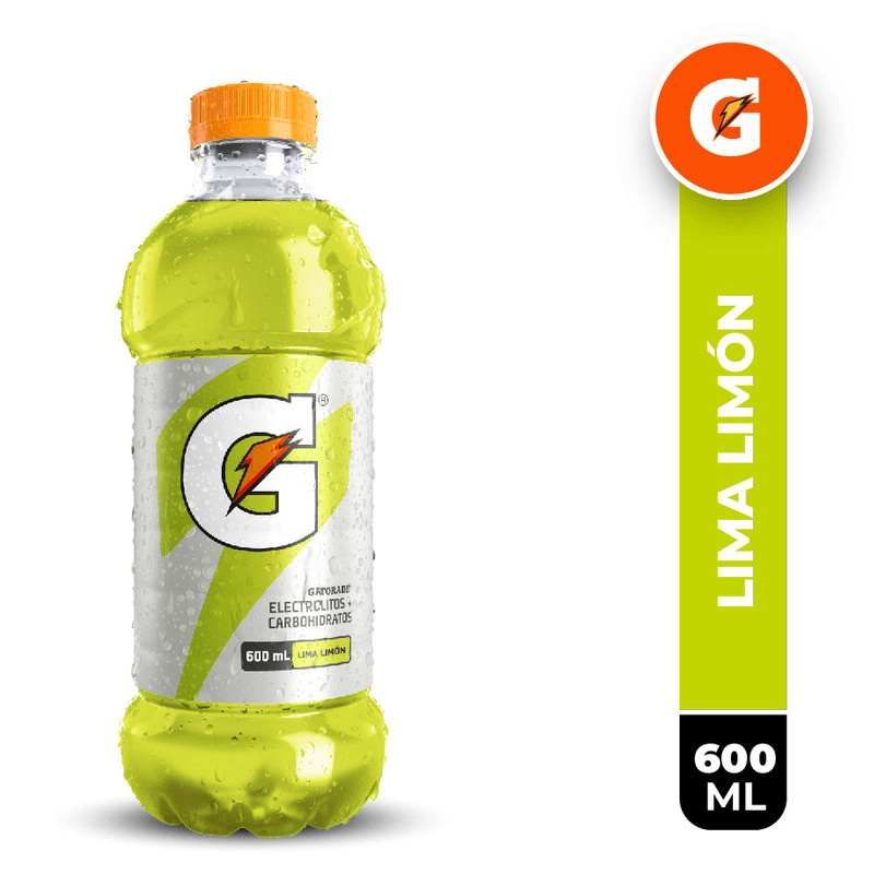 Bebida Hidratante Gatorade Lima Limón Botella 600 ml