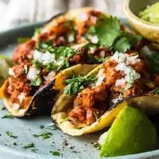 Taco de Adobada con Queso