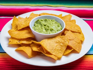 Orden de Guacamole con Totopos