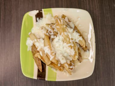 Papas fritas gratinadas