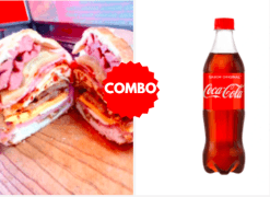 Torta Oaxaqueña y Coca Cola 500 ml