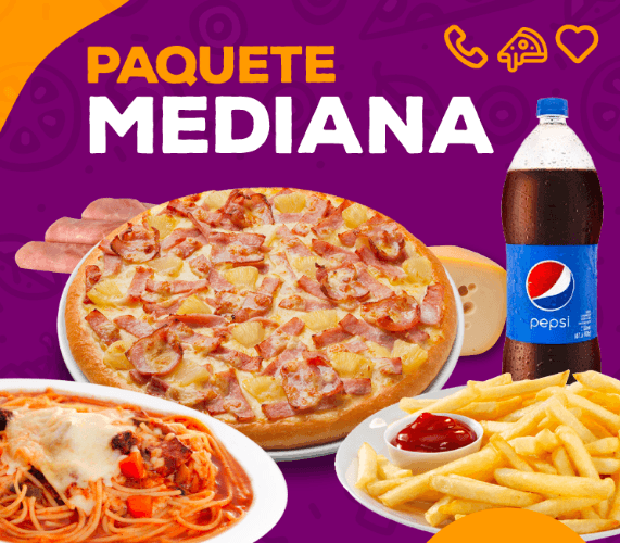 Paquete Pizza Mediana