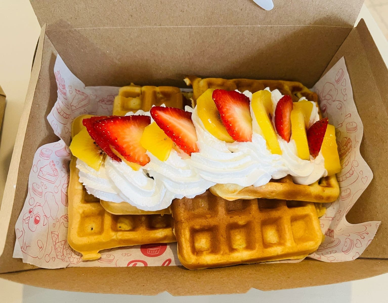 Waffles Sencillo (Miel)