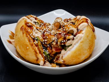 Bolas de Arroz con Pollo