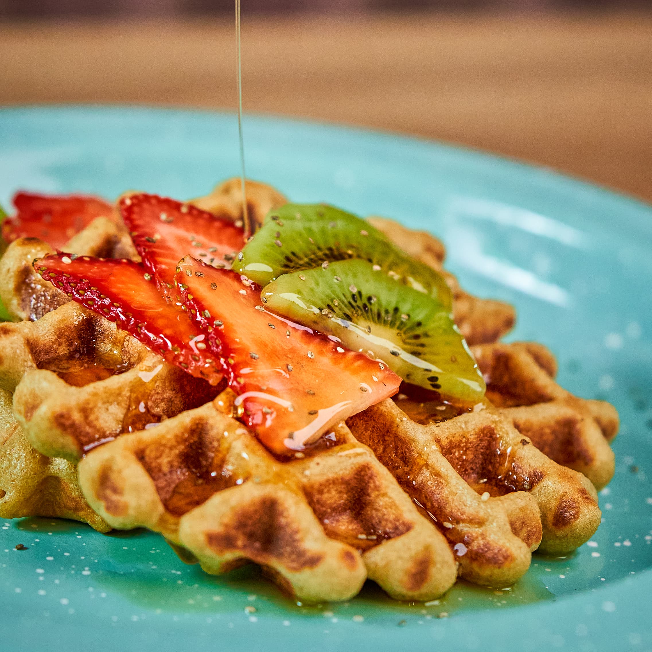 Waffles de Avena
