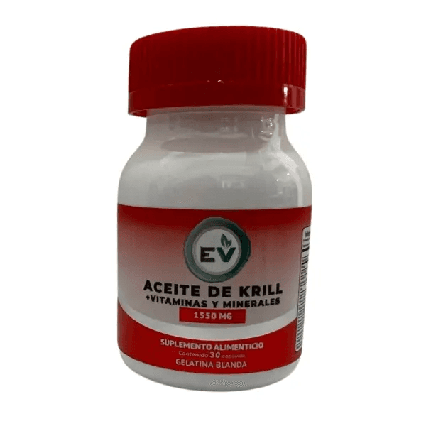 Aceite de Krill + Vitaminas y Minerales 1550 mg