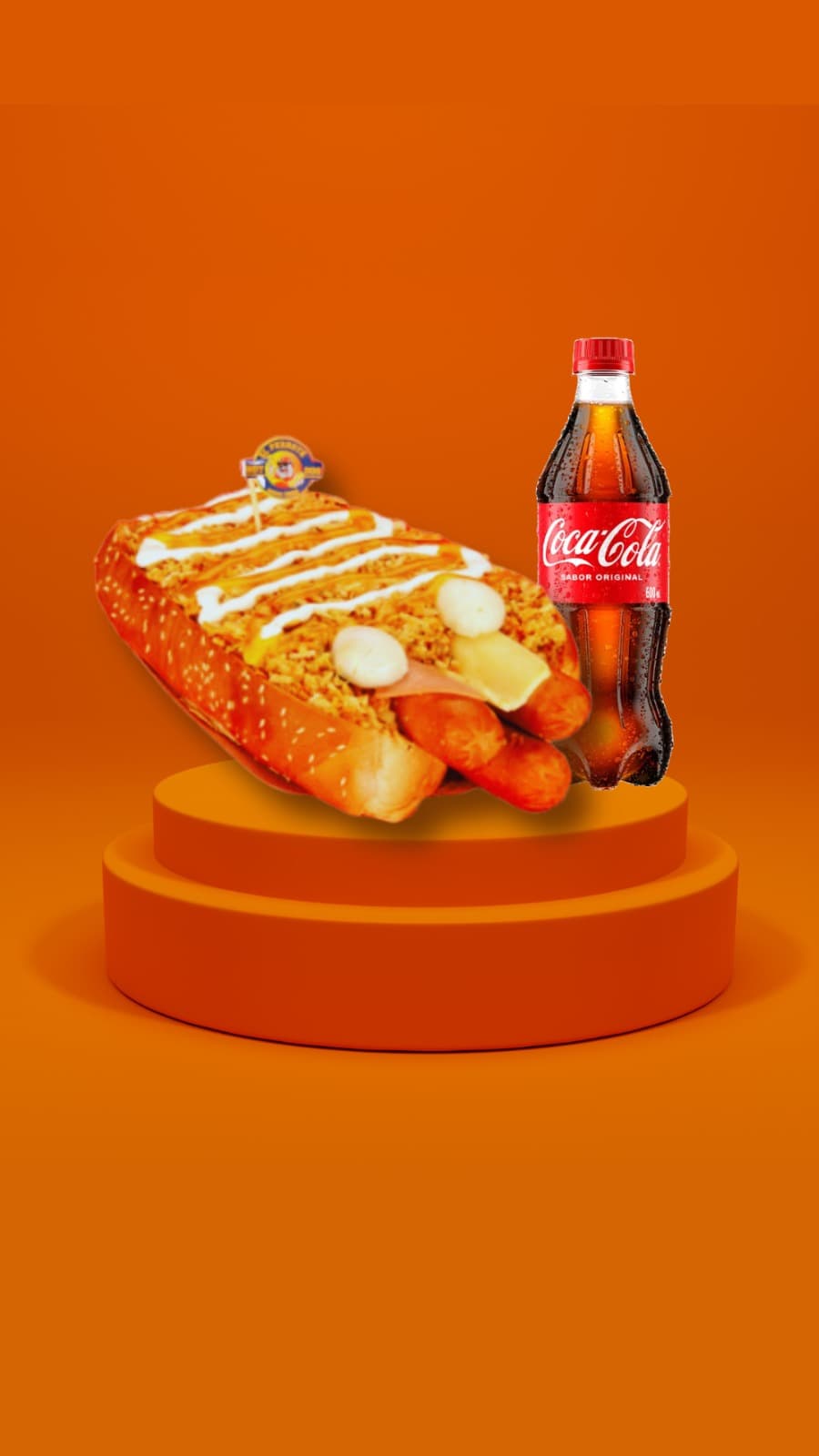 Super Mega Perrote con Bebida