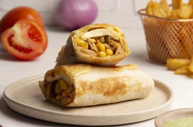 Burrito Montuno + Papas