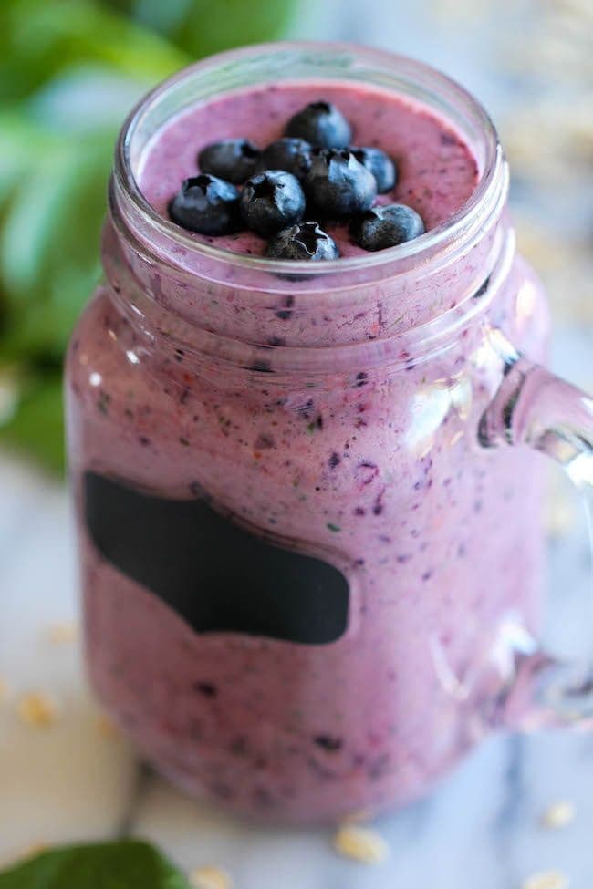 Licuado de frutos rojos
