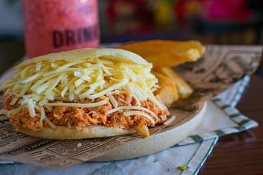 AREPA CON POLLO✔✔