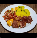 Canasta de Chicharrón 100% de Carne (1 Persona).