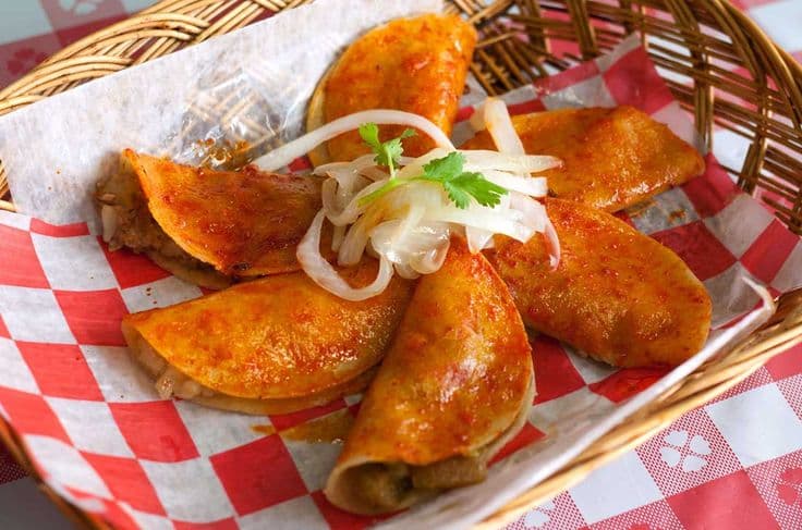 Taco de Papa con Chorizo