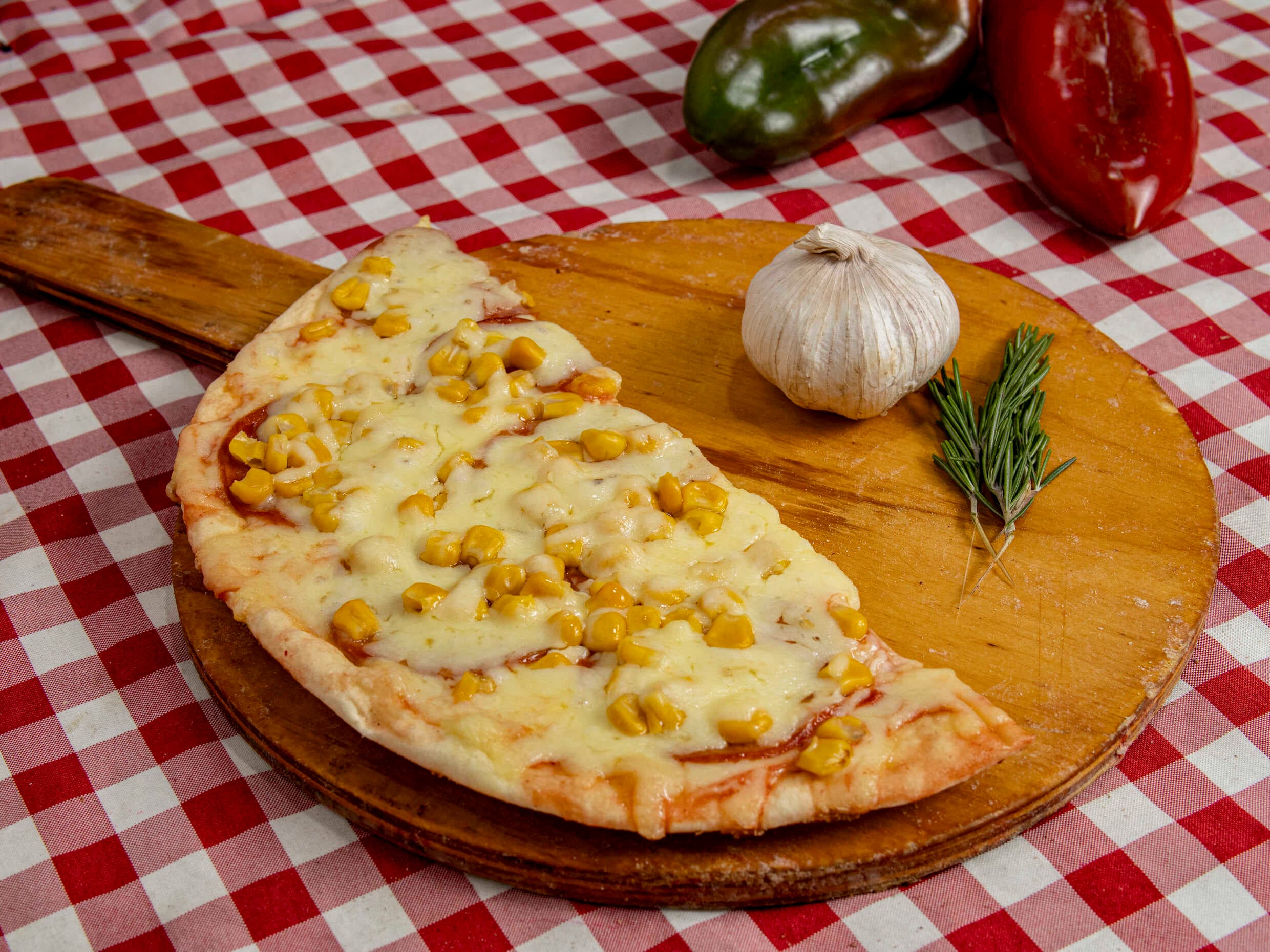 Pizza Pepperoni Maíz Porción