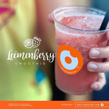 Smoothie de mango con fresas