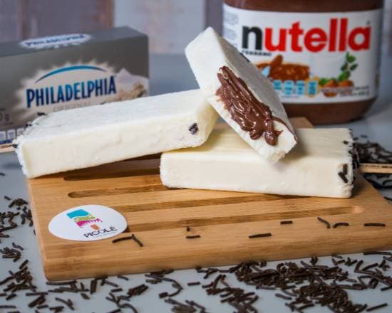 Paleta Philadelphia con Nutella